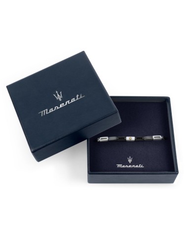 Maserati Jewels – Bracciale Uomo Acciaio Nero...