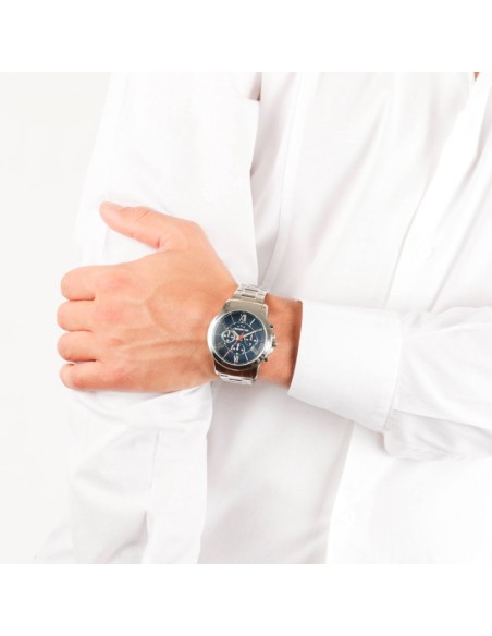 Chronostar Sporty – Orologio Uomo Silver / Quadrante Blu (R3753271005)