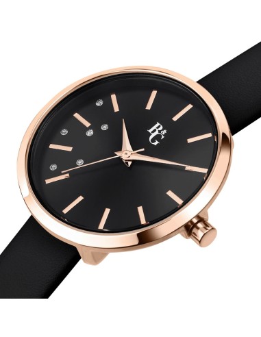 B&G Moonlight – Orologio Donna Oro Rosa / Nero...