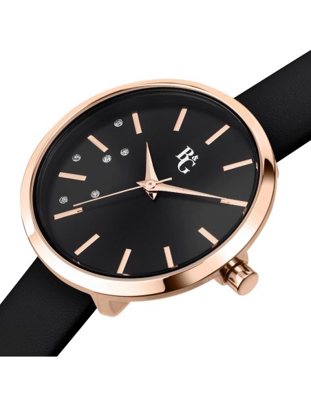 B&G Moonlight – Orologio Donna Oro Rosa / Nero (R3851311501)