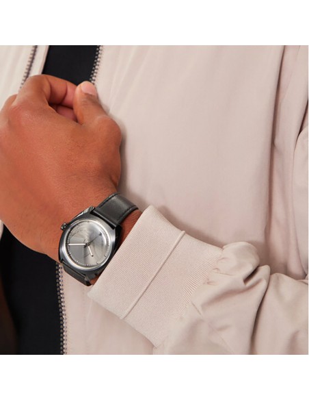 Adidas Edition One – Orologio Nero IP con Cinturino in Pelle (AOFH22514)