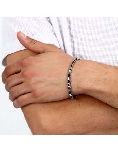 Bracciale Sector Ceramic Uomo Acciaio e...