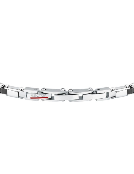 Bracciale Sector Ceramic Uomo Acciaio e Ceramica Nero (SAFR41)