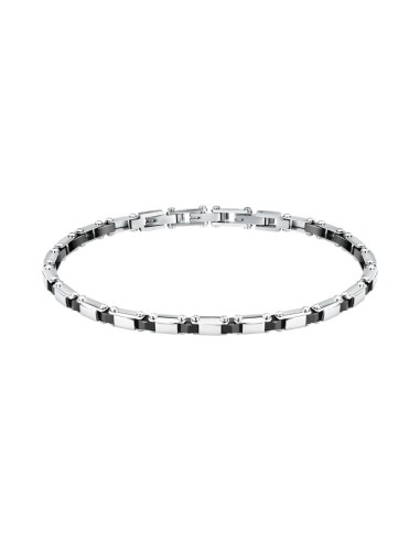 Bracciale Sector Ceramic Uomo Acciaio e...