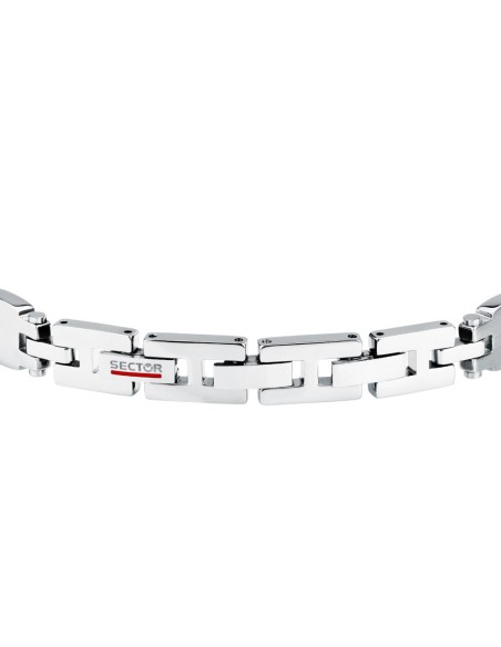 Bracciale Sector Energy Uomo Acciaio Silver con Maglie (SAFT87)