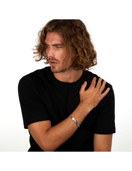 Bracciale Sector Energy Uomo Acciaio Silver con Maglie (SAFT87)