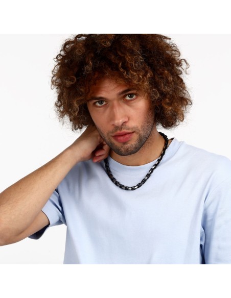 Collana Sector Bold Uomo Acciaio Nero e Silver (SAXS02)