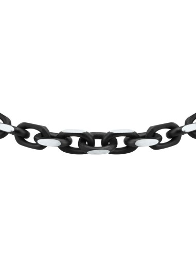 Bracciale Sector Bold Uomo Acciaio Nero e...