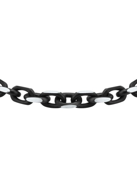Bracciale Sector Bold Uomo Acciaio Nero e Silver (SAXS03)