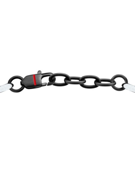 Bracciale Sector Bold Uomo Acciaio Nero e Silver (SAXS03)
