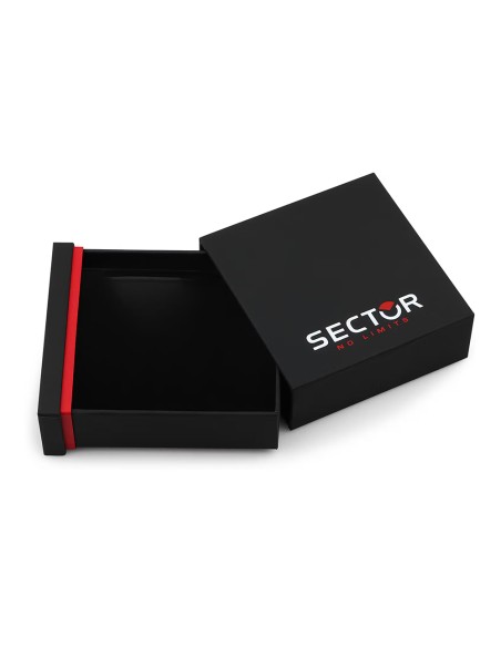 Collana Sector Basic Uomo Acciaio Silver con Pendente Nero (SZS124)