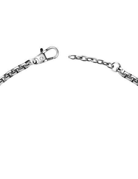 Bracciale Sector Basic Uomo Acciaio Silver con Placca Liscia (SZS35)