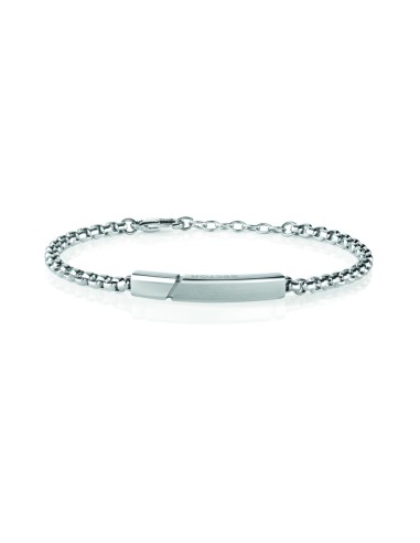 Bracciale Sector Basic Uomo Acciaio Silver con...