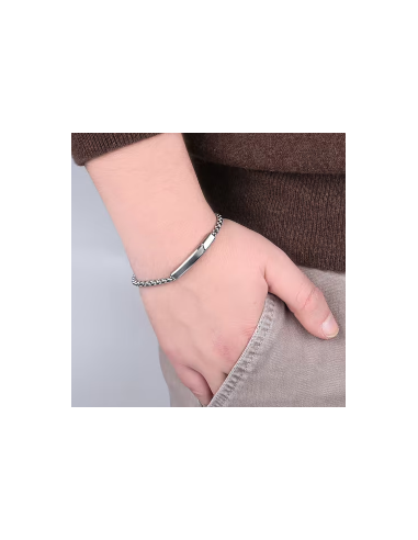 Bracciale Sector Basic Uomo Acciaio Silver con...