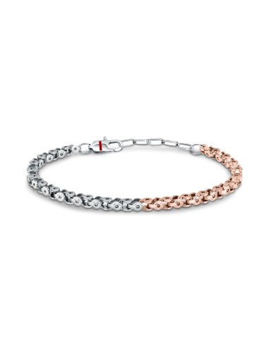 Bracciale Sector Basic Uomo Acciaio Bicolore...