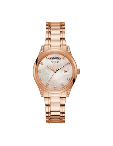 Guess Orologio Donna Datario Acciaio Oro Rosa...