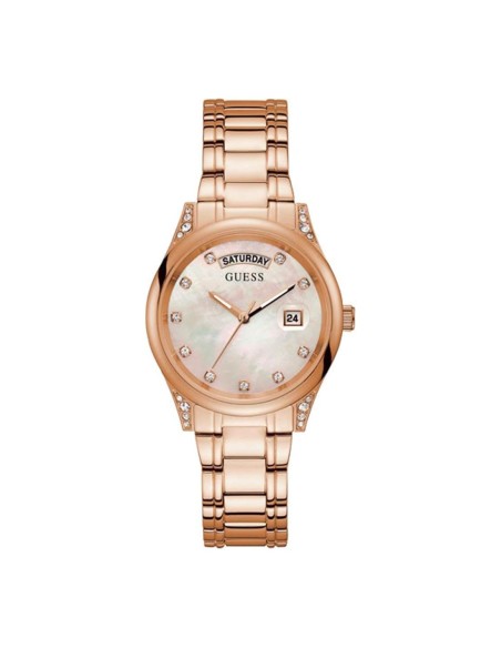 Guess Orologio Donna Datario Acciaio Oro Rosa (GW0047L1)