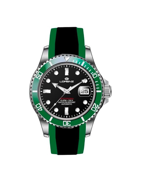 Lorenz Submarine – Orologio Uomo Automatico Gomma Verde (30197EE)