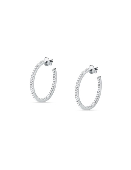 Morellato Tesori – Orecchini Donna Argento Zirconi Cerchio (SAIW147)