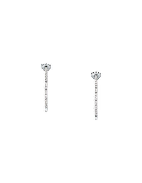 Morellato Tesori – Orecchini Donna Argento Zirconi Cerchio (SAIW147)