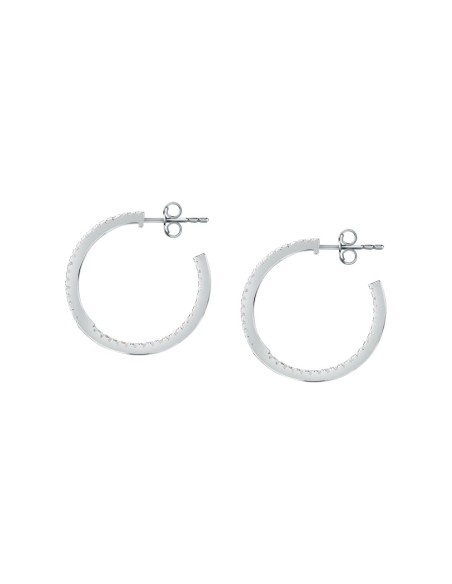 Morellato Tesori – Orecchini Donna Argento Zirconi Cerchio (SAIW147)