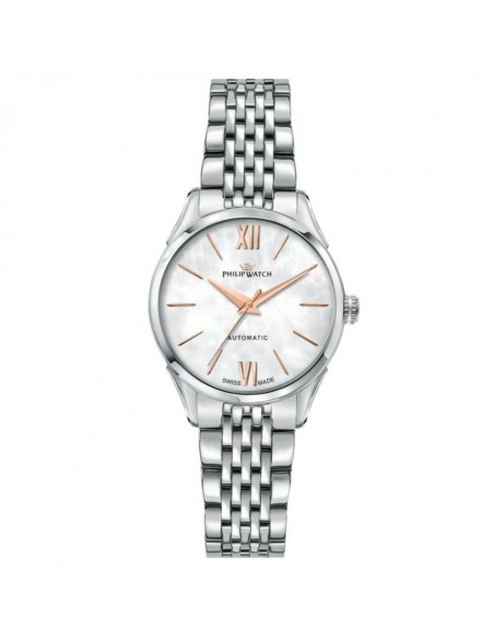Orologio PHILIP WATCH Roma Donna Automatico Acciaio / Bianco MOP
