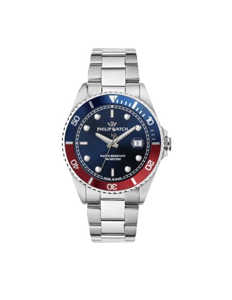 Orologio Philip Watch Caribe Blu/Rosso Uomo (R8253597052)