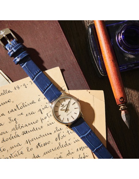 Lucien Rochat Iconic – Orologio Donna Pelle Blu Madreperla (R0451116501)