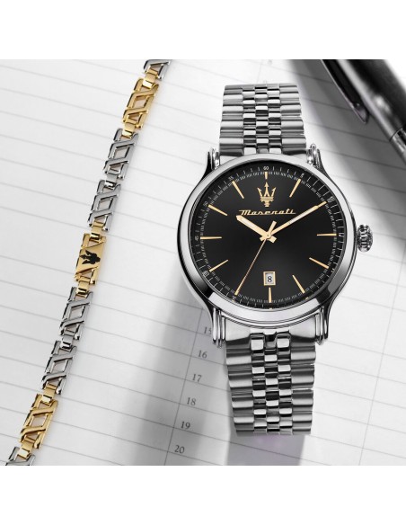 Maserati Epoca – Orologio Uomo Silver con Bracciale (R8853118029)