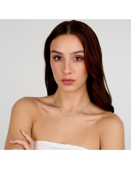 Collana Morellato Tesori Argento con Zirconi Bianchi (SAIW290)