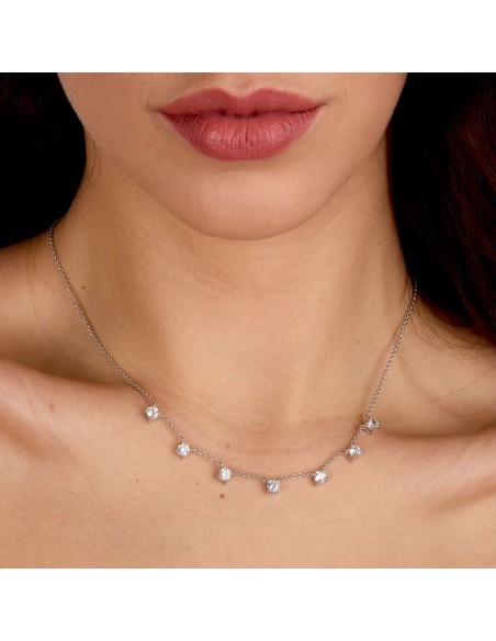 Collana Morellato Tesori Argento con Zirconi Bianchi (SAIW290)