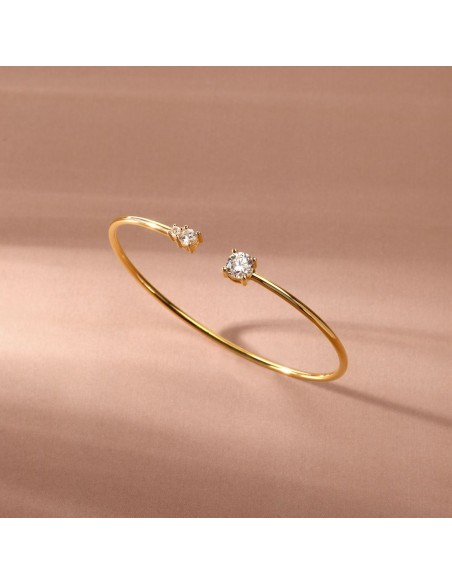 Bracciale Morellato Tesori Oro Rigido con Zirconi (SAIW312)