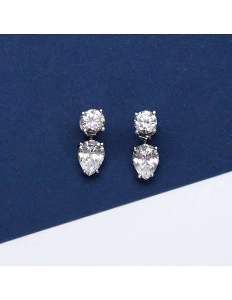 Orecchini Morellato Tesori Silver con Zirconi Bianchi (SAIW212)