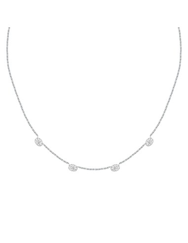 Collana Morellato Pavé Silver con Zirconi...