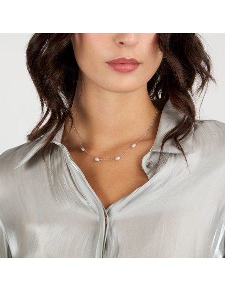 Collana Morellato Pavé Silver con Zirconi Bianchi (SAZB01)