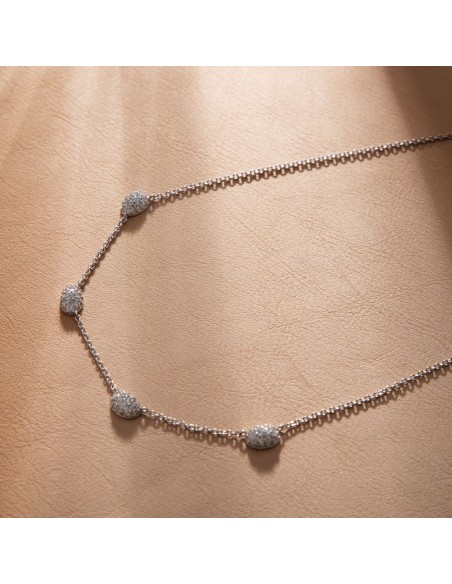 Collana Morellato Pavé Silver con Zirconi Bianchi (SAZB01)