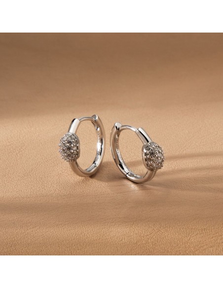 Morellato Pavé – Orecchini Donna Silver con Zirconi (SAZB18)