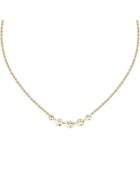 Collana Morellato Tesori Eterni Oro con Topazio Blu (SAXN01)