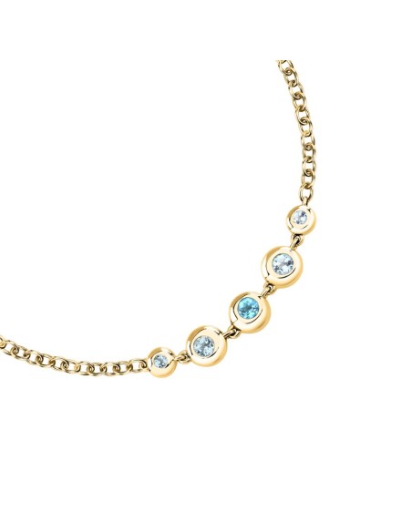 Morellato Tesori Eterni – Bracciale Donna Oro con Topazi Blu (SAXN12)