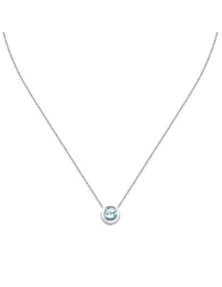 Collana Morellato Tesori Eterni Silver con Topazio Azzurro (SAXN34)