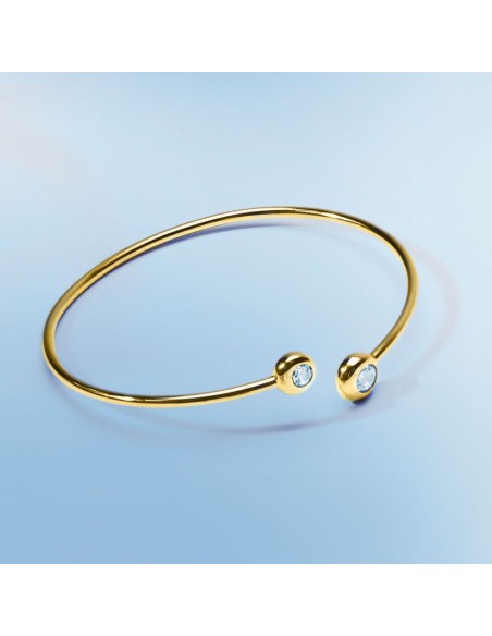 Bracciale Tesori Eterni Morellato Silver Rigido con Topazio (SAXN08)