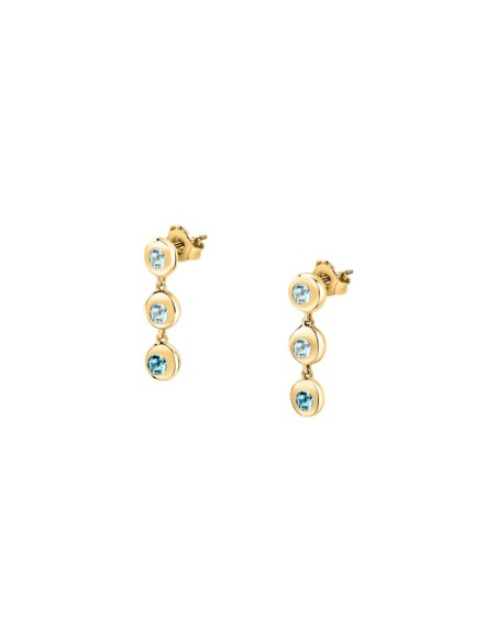 Morellato Tesori Eterni – Orecchini Donna Oro con Topazio Blu (SAXN18)