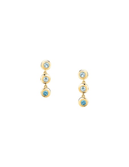 Morellato Tesori Eterni – Orecchini Donna Oro con Topazio Blu (SAXN18)
