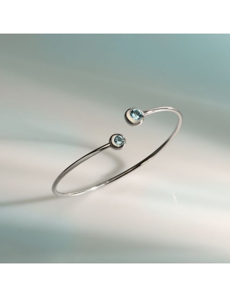 Bracciale Morellato Tesori Eterni Silver con Topazio Azzurro (SAXN35)