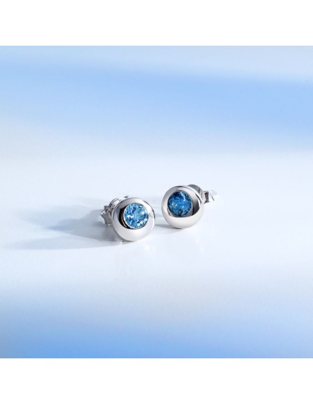 Orecchini Morellato Tesori Eterni Silver Pietra Blu (SAXN21)