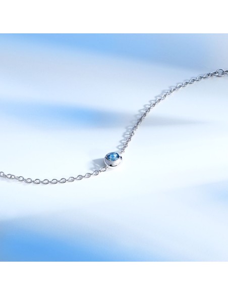 Morellato Tesori Eterni – Bracciale Donna Silver con Topazio Blu (SAXN14)