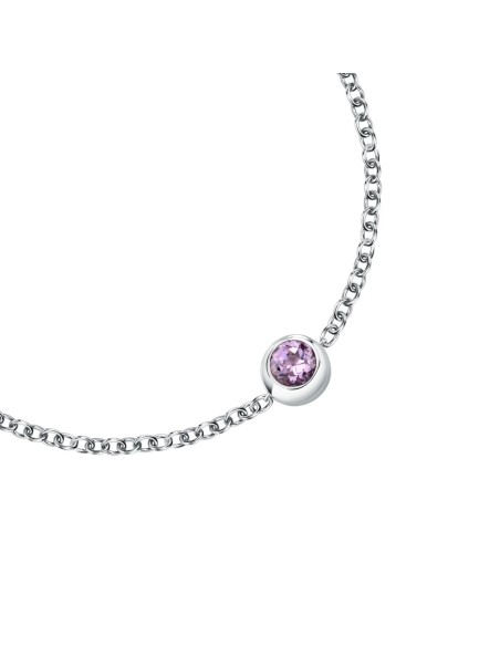 Morellato Tesori Eterni – Bracciale Donna Silver con Ametista Viola (SAXN15)