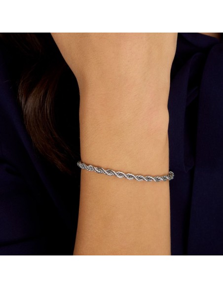 Bracciale Morellato Intrecci Donna Silver in Acciaio (SAZC24)