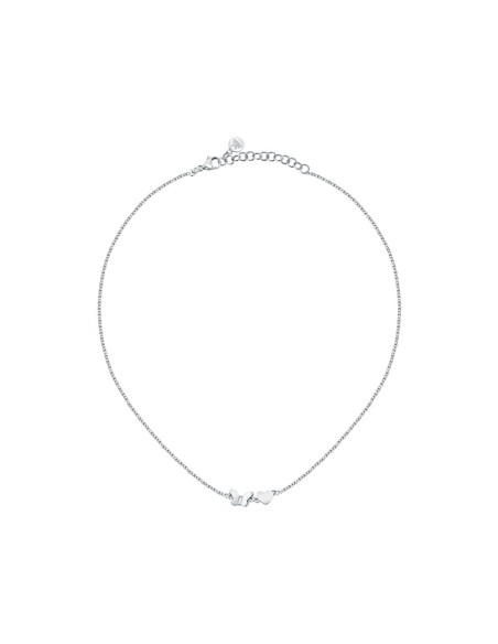 Collana Morellato Talismani Donna Farfalla e Cuore Silver (SAUN32)