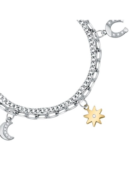 Bracciale Morellato Talismani Donna Stella Luna Ferro di Cavallo (SAUY09)